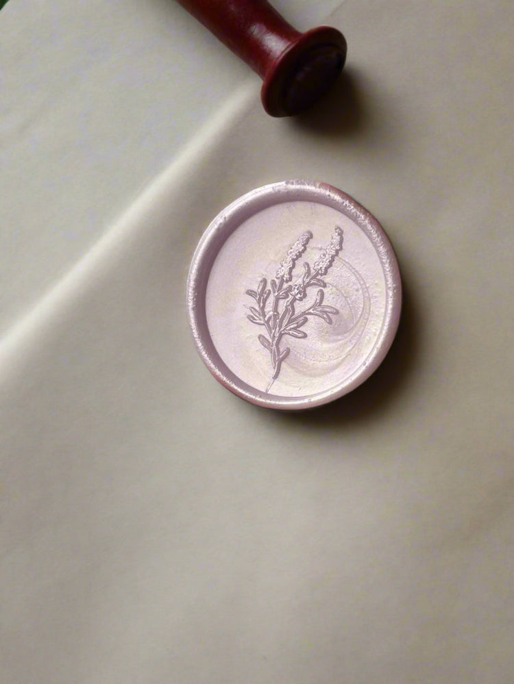 Botanical self adhesive wax seals