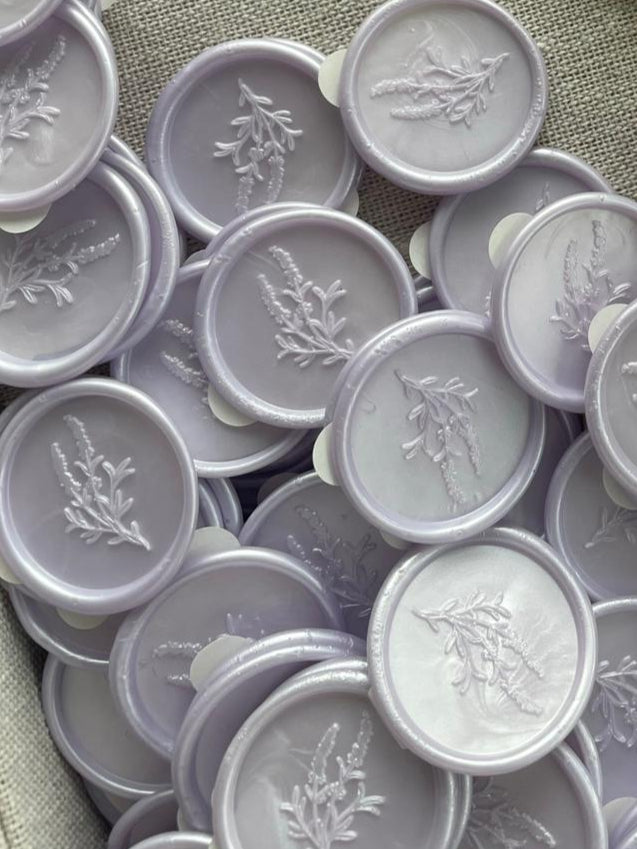 Lavande - Cachet de cire adhésif