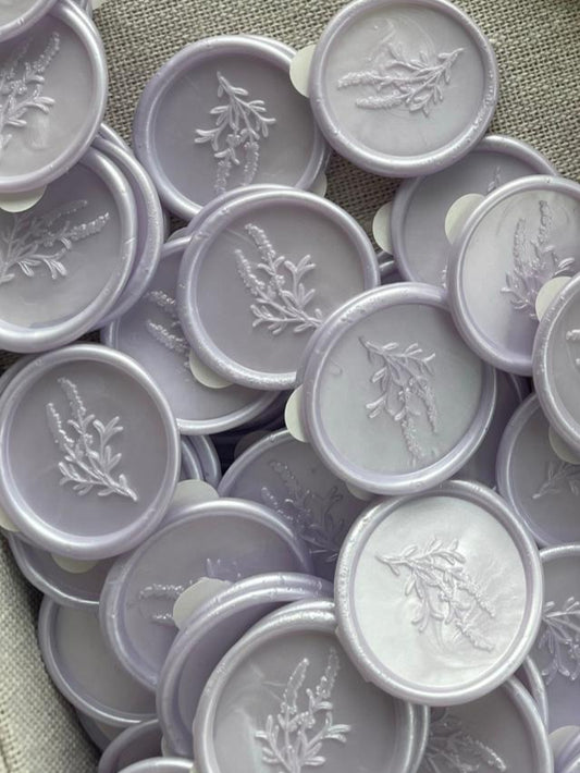 Lavande - Cachet de cire adhésif